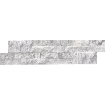 Msi Arabescato Carrara Splitface Ledger Panel SAMPLE Marble Wall Tile ZOR-PNL-0018-SAM